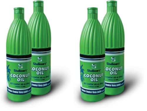 Image of SHALIMARS Coconut Oil Bottle 500Ml, Pack Of 4