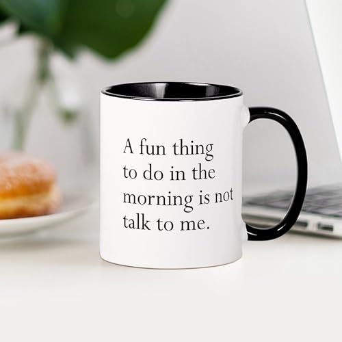 Taza de cerámica 11 oz unisex para café miniatura 4