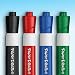 Paper Mate rotuladores para pizarra blanca de olor discreto, punta biselada, colores...
