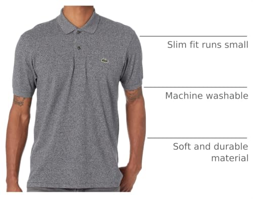 Image of Lacoste Men's Classic Fit L.12.12 Marl Polo Shirt