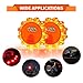 Markstor Led Road Flares 6 Pack LED Flares Emergency Kit, USB Recharge Amber LED Flares Warning Light with Magnetic, Roadside Safety Disc Flares Kit with Breaker,Whistle for Vehicle (6 Pack Parts)