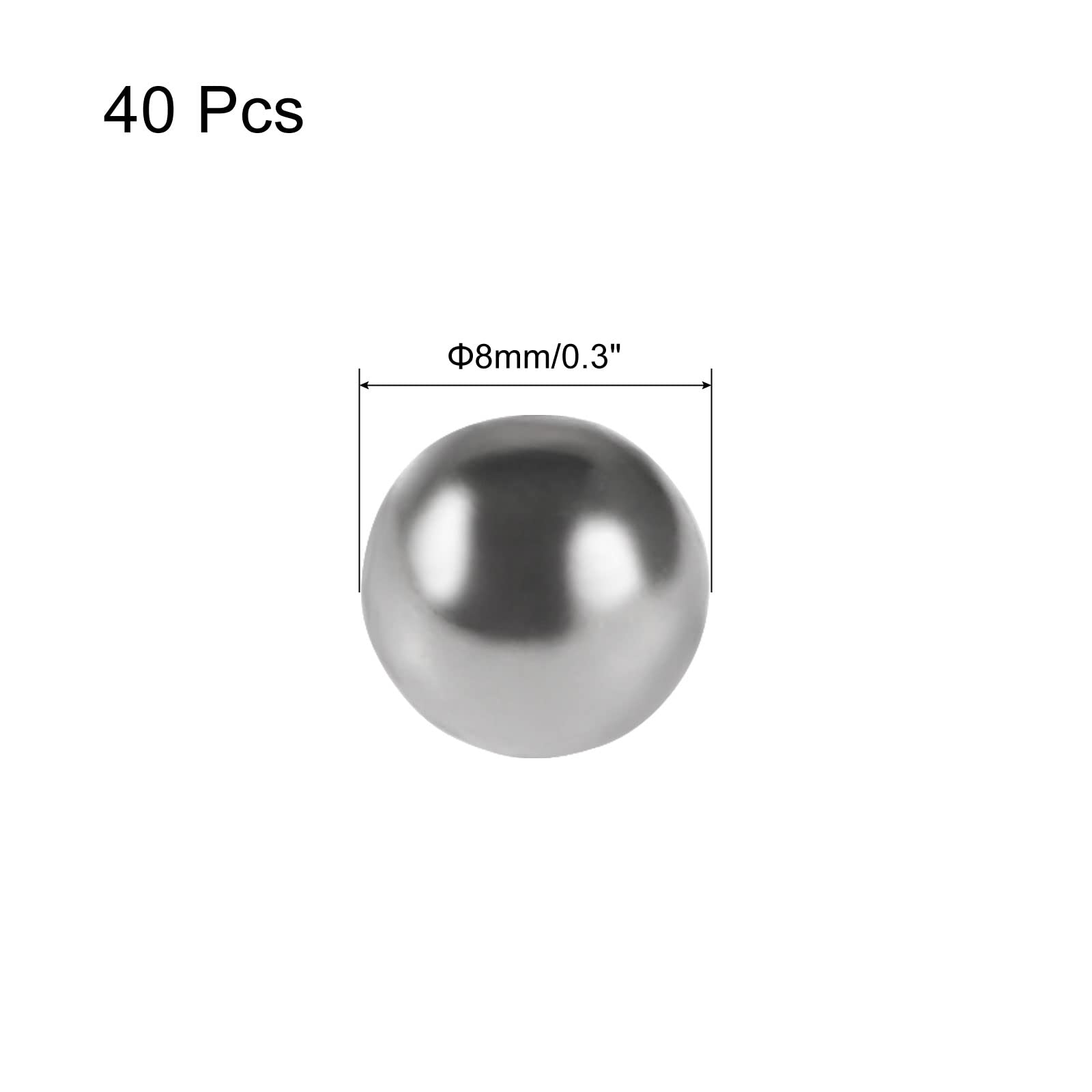 Fdit bille de roulement 1/4 po 150Pcs vélo portant la bille 304