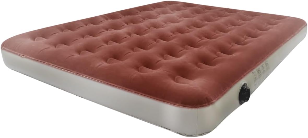 Inflatable Mattress (Queen Size) –Comfortable Blow Up Air Bed with RechargeableElectric Pump & Car Charger for Easy Inflation –Compact PortableCamping Airbed with Carrying Bag