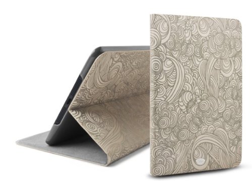 iSkinVibes (Swirl) Plastic Case for iPad Mini beige