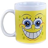 Thema: Spongebob Schwammkopf Marabella Spongebob Schwammkopf Keramiktasse 325ml Spongebob & Patrick Motiv doppelseitig, Spongebob Schwammkopf:Spongebob