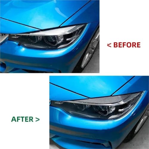 Cejas de faro malvado para BMW F32 F33 F82 M4 que mejoran la estética frontal de tu coche 3