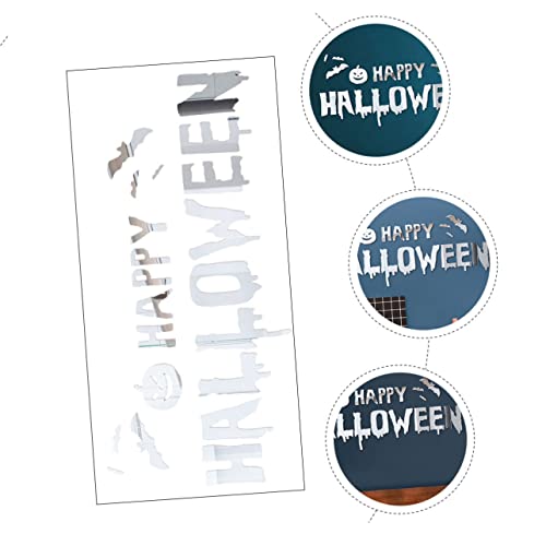 Autocollant halloween pour décorer miroir sans laisser de trace de colle IMIKEYA