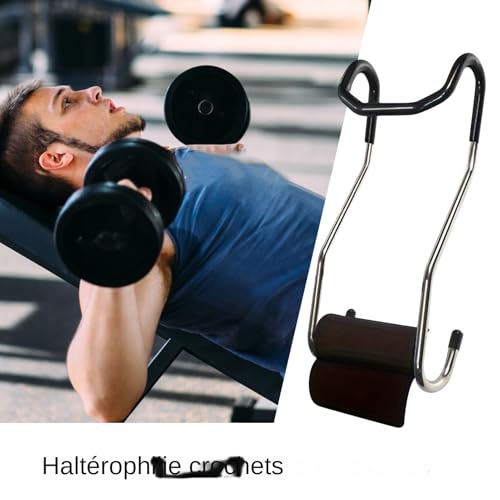 Crochets de sécurité pour haltères et équipement de musculation pour soulevé - 2