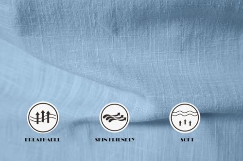 Image of Macsivo Men's Cotton Blend Solid Short Kurta with Regular Lenth Mandarin Collar Short Button Placket Rolled up and Full Sleeves Kurta for Men