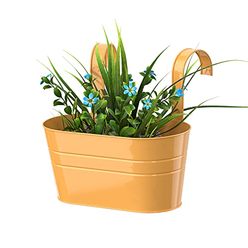 IHONYI Blumentopf Hängend, Hängetopf für Pflanzen Draussen, Metall...