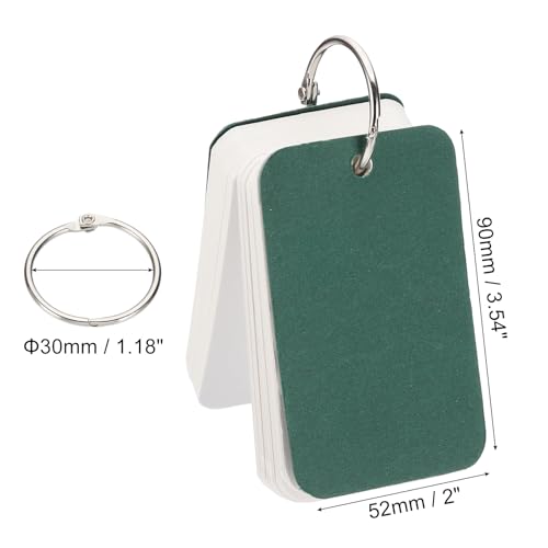 PATIKIL 600 peças de cartão de estudo em branco com índice, cartões de 8,9 x 5 cm, cartão de estudo,