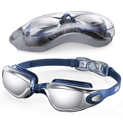 image for Aegend Swim Goggles, Swimming Goggles No Leaking Full Protection Adult