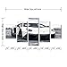Black and White Lamborghini Wall Art Car Poster Boys Room Decor Racing Car Picture Modern Living Room Canvas Prints Cool Painting for Mens Bedroom Sports Artwork Office Home Decorations 60x32” 5Pcs