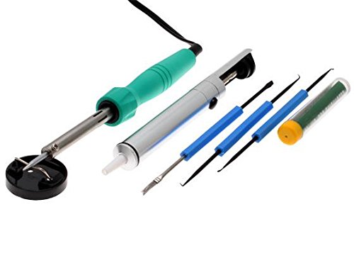Aven 17502 Soldering/Desoldering Kit, 7-Pieces
