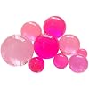 Acrylic Clear Polished Sphere Solid Small Diameter 30MM Transparent Balls Strong Gloss for Telling Tabletop Fountain Decoration,Orange