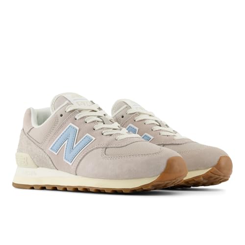 New Balance New Balance Women's 574 V2 Sneaker, Moonrock/Chrome Blue/Sea Salt, 6.5