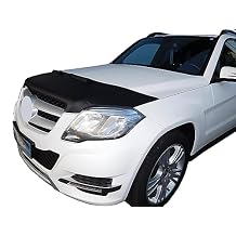 Hood Bra Front End Nose Mask Compatible with Mercedes-Benz MB GLK X204 X 204 2008-2015 Bonnet Bra STONEGUARD Protector Tuning