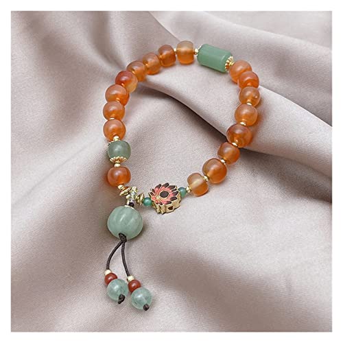 Bijoux fins femme : offrez un bracelet porte-bonheur en jade et agate naturelle