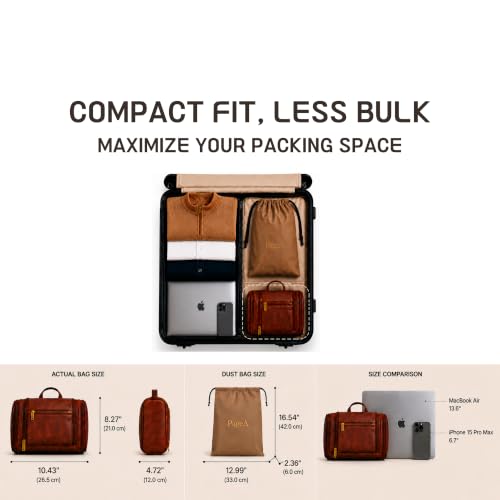 PageA Compact Vegan Leather Dopp