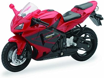 NewRay Toys 1:18 Scale Die-Cast Motorcycle - Red Honda CBR600RR Replica