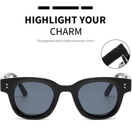 LVTFCO Fashion Retro Sunglasses Ocean Glass Elliptical Frame Thickened Small Frame Minimalist Sun Glasses2