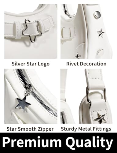 Image of Y2k Purse Cute Star Purses For Women Small Mini Shoulder Bags Grunge Vintage