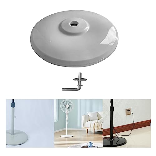 Base de ventilador de pedestal, base redonda de chão, chassi de ventilador do chão ao teto de 39 cm