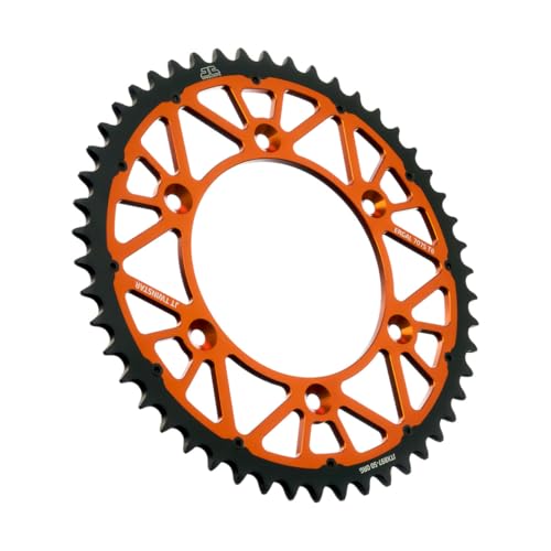 Corona Twinstar 50Z paso 520 orange kit arrastre plato trasero moto