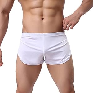 Heren boxershort katoen zacht losse neutrale effen kleuren basic onderbroek vrijetijdsbroek mannen retroshorts boxer…