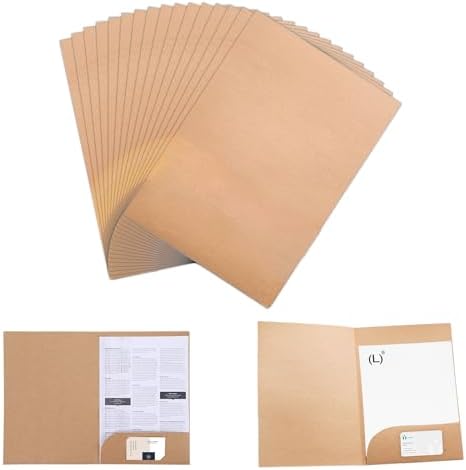 Cartelline Portadocumenti A4 - Set Da 16 Pezzi, 8 ColorI, Con Etichette