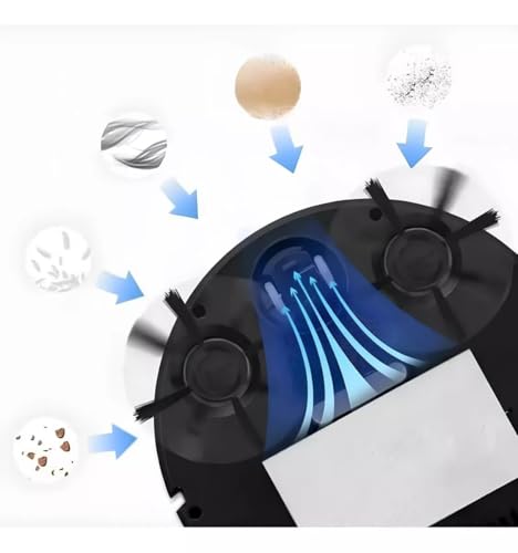 Aspirador de Pó Robô Inteligente Portátil Doméstico Recarregável - Limpeza Prática e Eficiente para