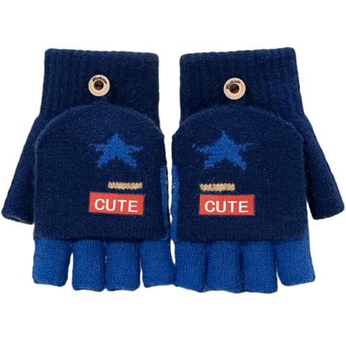 1pair Children Touchscreens Gloves Thermals Acrylic Yarn Gloves Flexible Mittens For Outdoor Sports And Indoor Tasks3