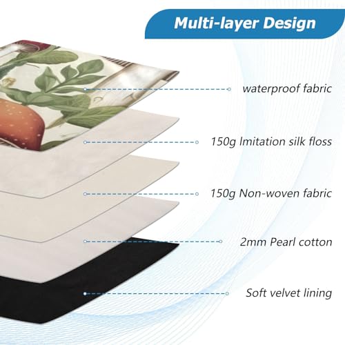 Funda para portátil 13-14 pulgadas impermeable con diseño hongo miniatura 4