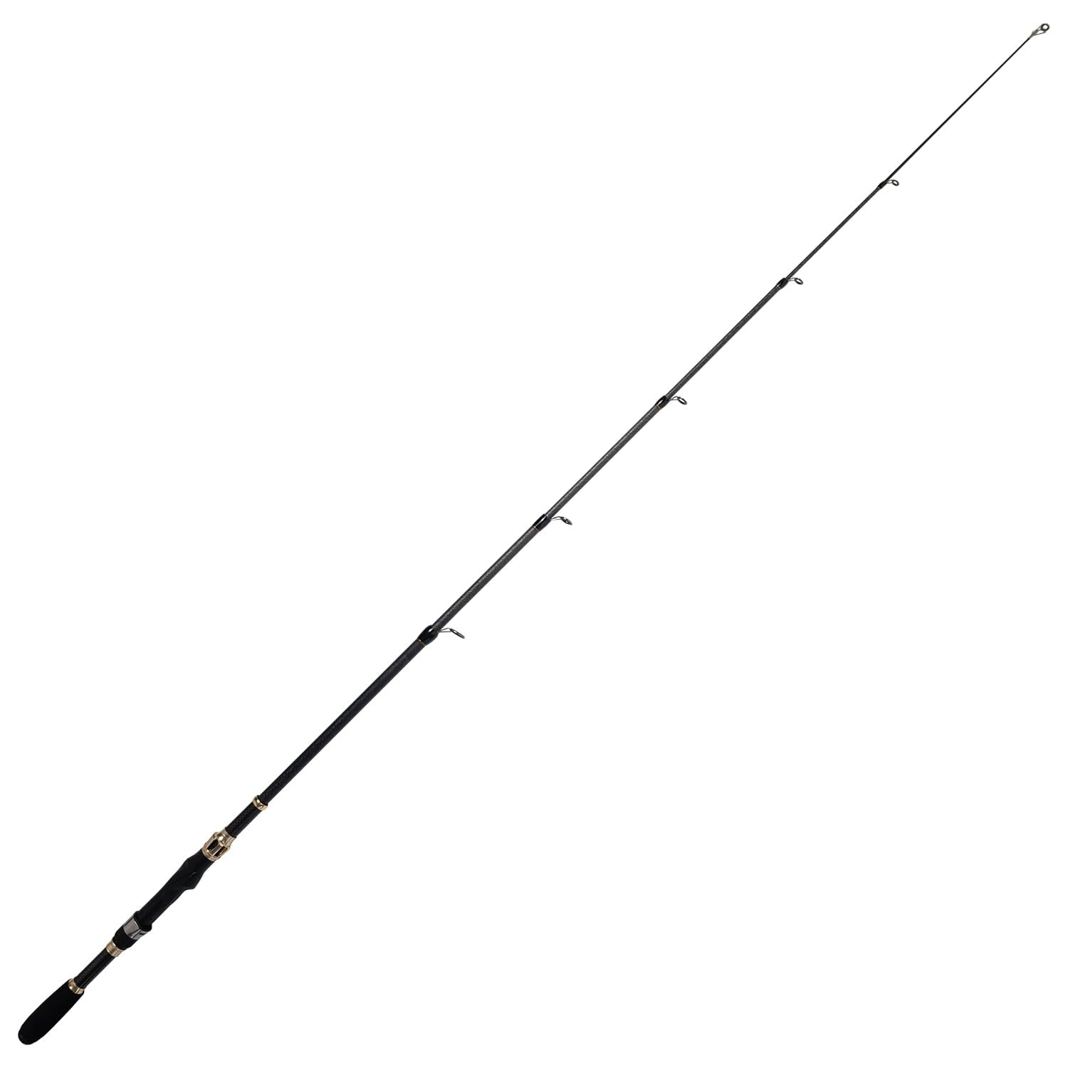 Teleskoprute Reiserute 2,10m 7-28g – Spinnrute Angelrute Carbon 136g, 44 cm Packmaß - für Barsch Forelle Döbel Hecht, ideal für Reise, Streetfishing & Spinnfischen
