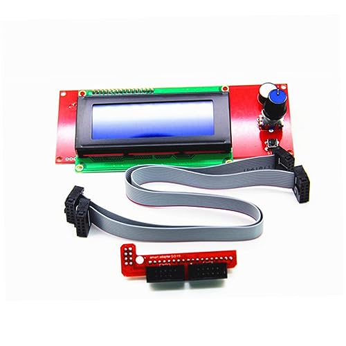 OKUMEYR 3d Printer Controller Ramps 1.4 with Plastic Construction and Movement Control Featuring 2004 Lcd Display for Ef