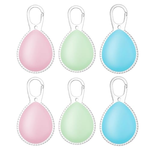 HOSPAOP Lot de 6 pendentifs lumineux LED pour chien - Rechargeable par USB - Lumière de sécurité pour chien - Avec 3 modes d'éclairage - Lumière...
