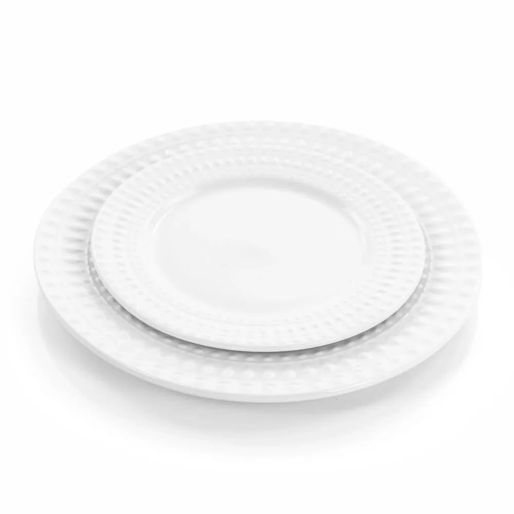 16-teiliges rundes Porzellan-Geschirr-Set, Restaurant, Hotel, Steingut, Teller und Schüssel, Speiseteller-Set
