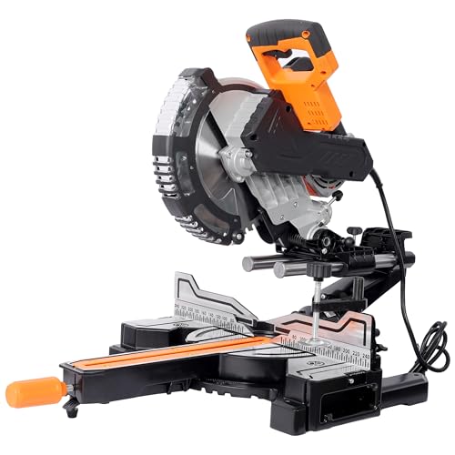 10-inch Dual Bevel Double Speed Sliding Miter Saw with LED,