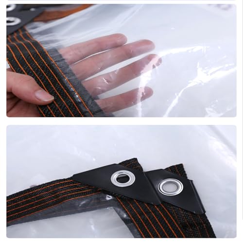 Lona transparente impermeable contra el frío para paneles laterales de pérgola 3