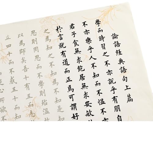 Cuaderno de caligrafía con pincel, papel Xuan para poema Sutra del corazón, hojas Archaize de China
