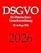 Produktbild DSGVO, EU-Datenschutz-Grundverordnung, Aktuelle Gesetze