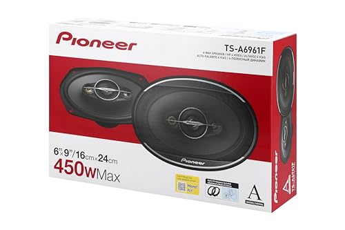 Pioneer A-Series Standard TS-A6961F 6” x 9” 4-Way Speakers (Pair) – 450W Max, Balanced Sound + Smooth Treble, Enhanced Bass, Ideal Factory Upgrade, Installation Adaptors Included by PIONEER - Image 5