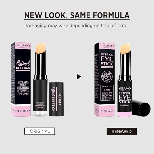 image for VELAMO ADVANCED Retinol Eye Stick: Retinol Eye Cream for Dark Circles 