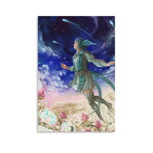 �t�@�C�i���t�@���^�W�[ �|�X�^�[ (32) �v�����g �������� �E�H�[���A�[�g �x�b�h���[�� �ŉ� �C���e���A20x30inch(50x75cm)