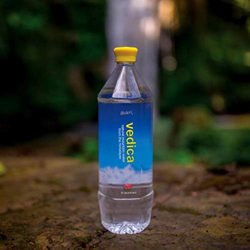 Vedica Himalayan spring water 1 liter cartoon (12 bottels) NEW