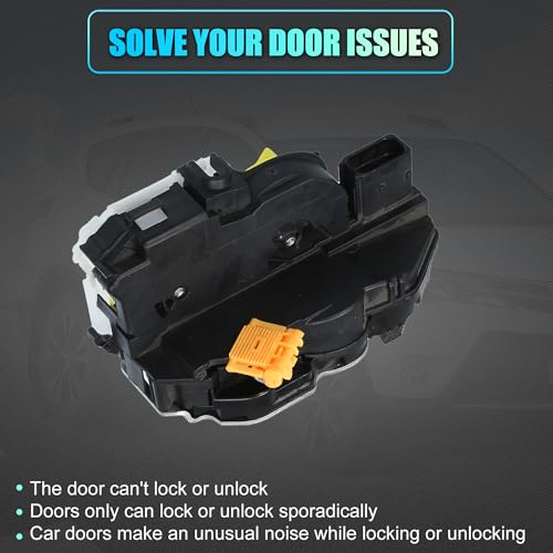 Image of uxcell No.13503783 Rear Left Door Latch Lock Actuator Assembly for Chevy Cruze 2011-2014 for Chevy Equinox 2010-2015 for Chevy Malibu 2013-2015