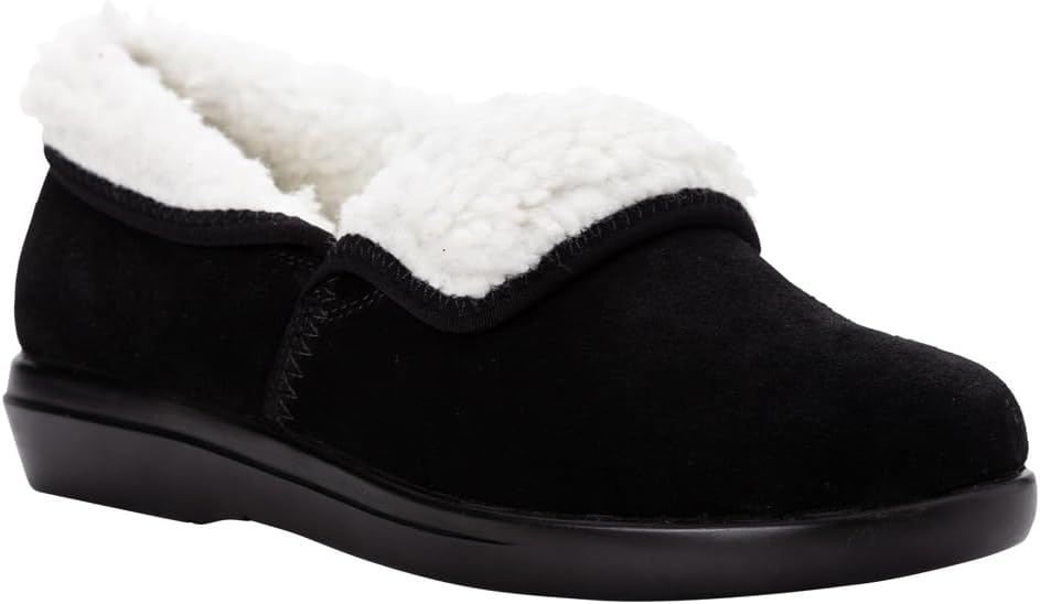Propet Womens Colbie Slip On Casual Slippers Casual - Black - Image 2