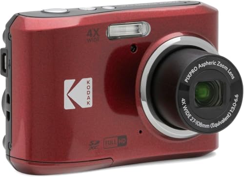 KODAK PIXPRO FZ45 Cámara Digital 16MP Zoom Óptico 4X Roja miniatura 2