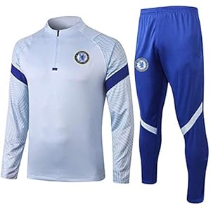 MQJ Trainingspakken met lange mouwen Chelse, voetbaltrainingspak trainingspak sets voetbal fan kleding uniform…