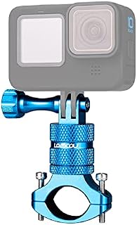 Lammcou Uchwyt rowerowy do kamery sportowej Go Pro, metalowy uchwyt na kierownicę rowerową do Hero 12 11 10 9 8 7 Max Yi Insta-360 X3 X2 uchwyt do kamery sportowej